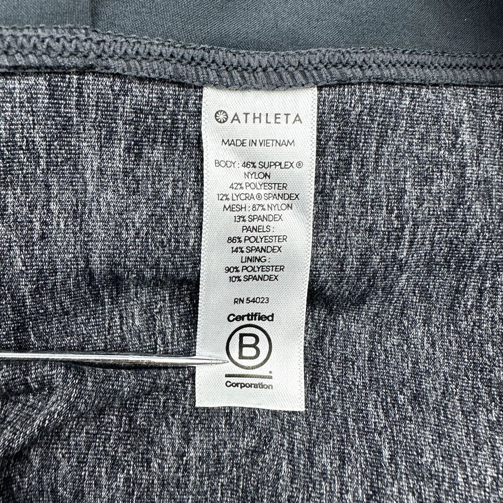 Athleta Excursion‎ Hybrid Skort Women's M Gray Lightweight Stretch Shorts Skirt - Picture 9 of 10